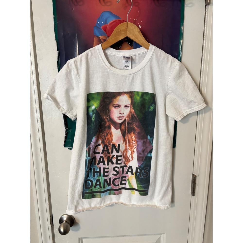 Selena Gomez Stars Dance Tour 2013 Graphic T-Shirt White Small Concert Tee